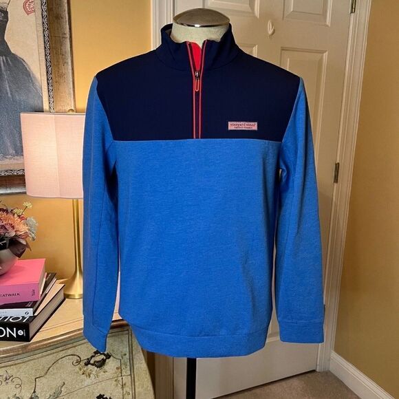 NWOT Men's Vineyard Vines Mesh Performance Shep Shirt - Picture 1 of 3